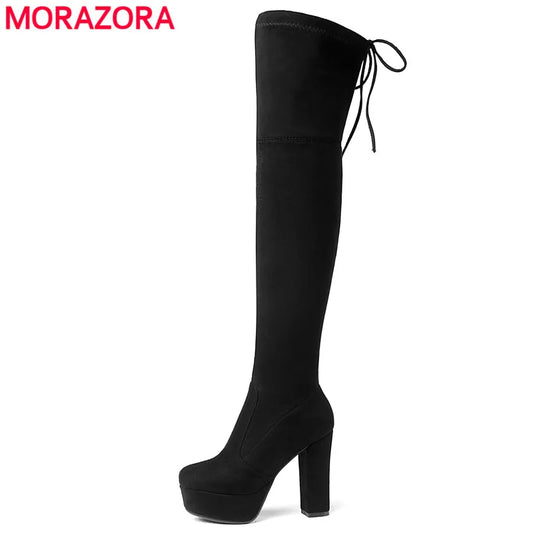 Women’s Faux Suede Thigh High Boots
