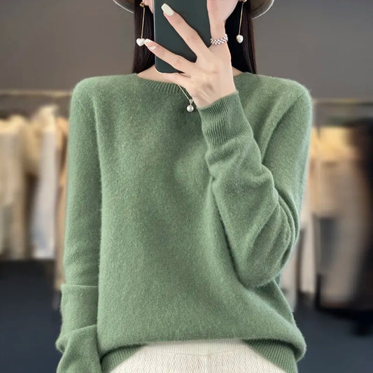 Cashmere Sweater, 100% Merino Wool Women’s Sweater